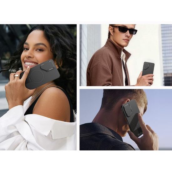 Custodia Suritch MagSafe Kickstand Camprotector Samsung Galaxy S26, nero