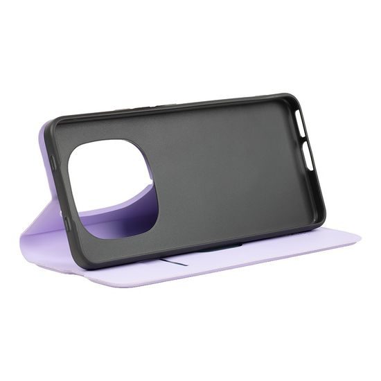 OBAL:ME SmoothTouch Hoesje voor Xiaomi Redmi Note 15 Pro 4G - met Kaarthouder & Standaard - Lichtpaars