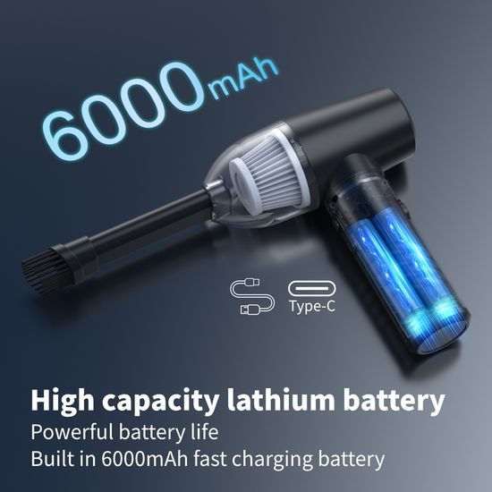 Air Duster ασύρματη 3σε1 χειρός ηλεκτρική σκούπα και φυσητήρας αέρα για αυτοκίνητο και σπίτι