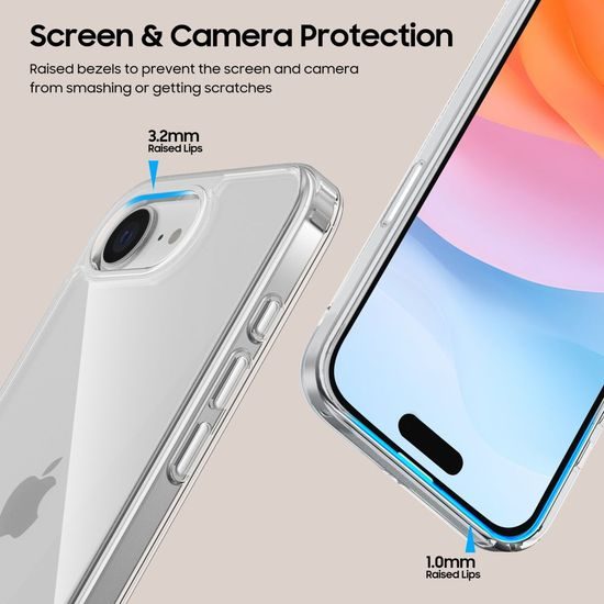 Tech-Protect Flexair Hybrid, iPhone 16e, Διάφανη