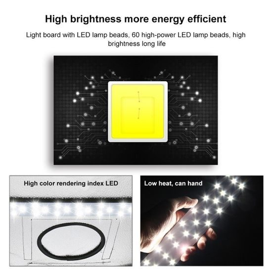 Puluz Photo Studio 40cm LED 2400 lumenů PU5040EU