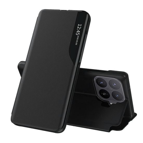 Eco Leather View maska, Xiaomi 17T Pro, crna