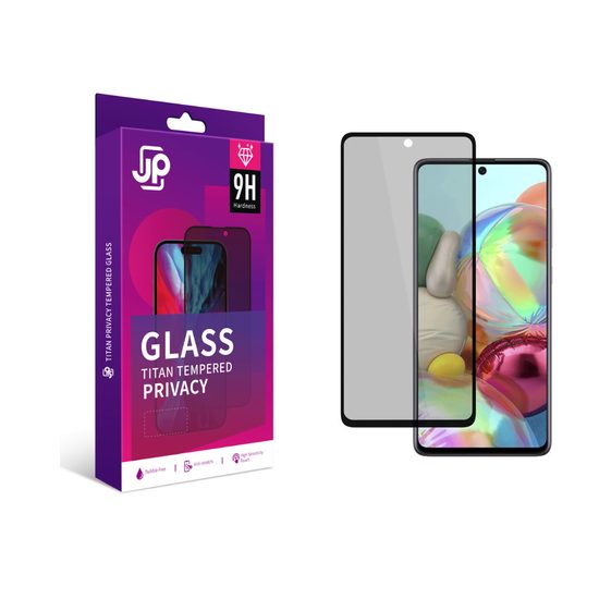 JP Titan Privacy εξαιρετικά ανθεκτικό σκληρυμένο γυαλί, Xiaomi 15T Pro, μαύρο