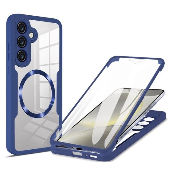 Techsuit MagSafe ColorVerse 360, Samsung Galaxy S24 Plus, niebieski