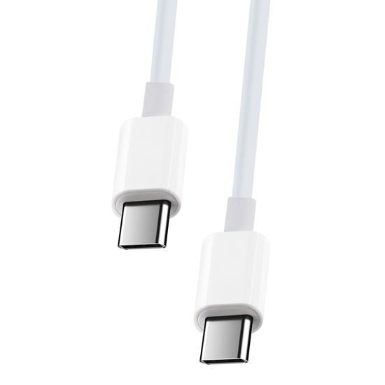 Maxlife kábel MXUC-05 USB-C - UCB-C 2,0 m 20W, biely