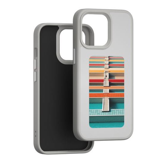 Etui JP NFC, iPhone 13 Pro, szare