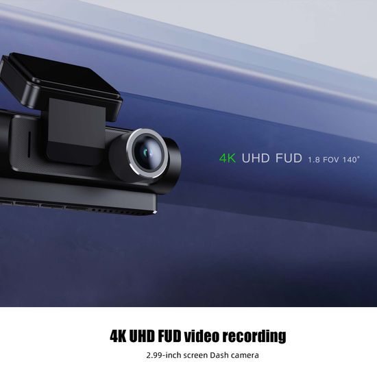 4K WiFi autokamera s 2,99" displejem a zadní kamerou