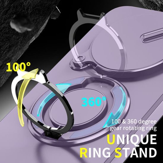 Camslide Stand obal, Xiaomi Redmi Note 15 Pro Plus 5G, fialový