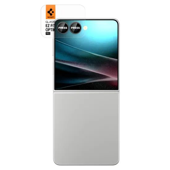 Spigen Optik.TR Ez Fit προστασία κάμερας, 2 τεμάχια, Samsung Galaxy Z Flip 7, μαύρο