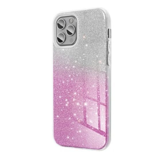 Obal Forcell Shining, Samsung Galaxy A52 5G / A52 LTE (4G) / A52S, stříbrno růžový