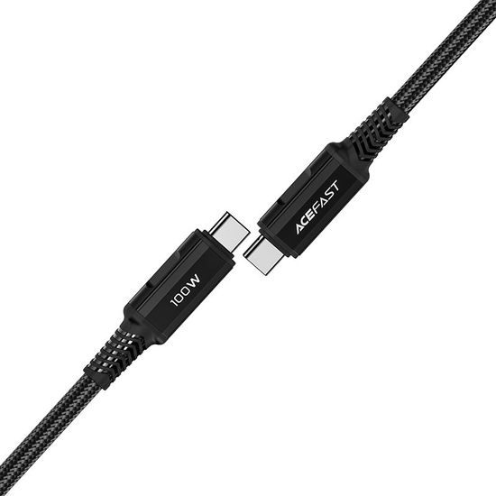 Acefast kabel USB-C - USB-C 2m, 100W (20V / 5A), crna (C4-03 black)