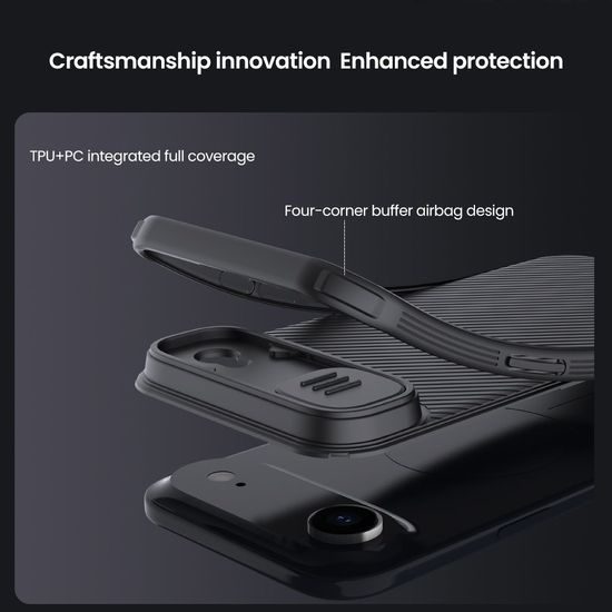 Nillkin CamShield Pro, iPhone Air, μαύρο