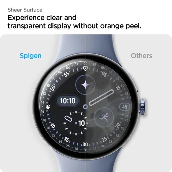 Spigen Elite Shield Ez Fit 2 ochranná skla, Google Pixel Watch 3 / 4 / 5 (45 mm)