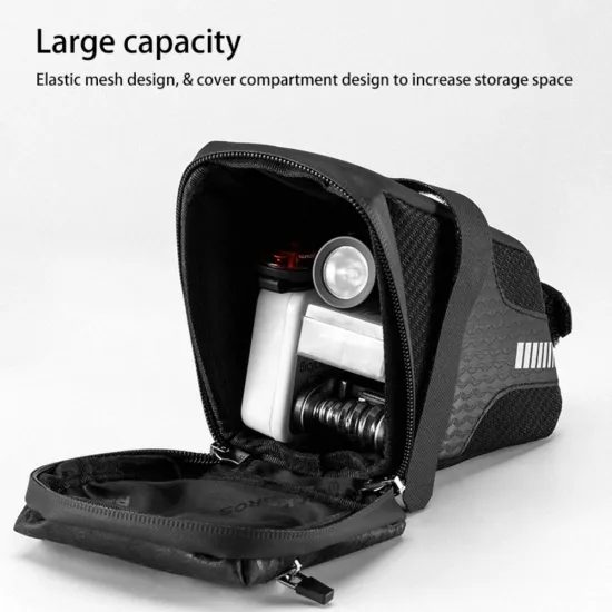 Rockbros C29-BK Αδιάβροχη τσάντα ποδηλάτου, μαύρη