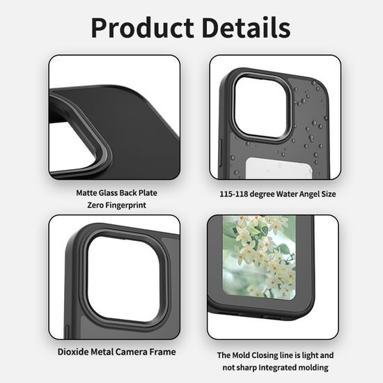 JP NFC etui, iPhone 14 Pro Max, siv