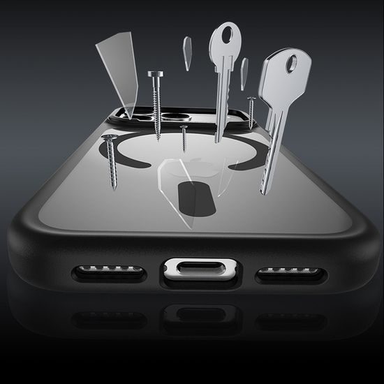 Benks Magnetic Mist cover Metal Frame til iPhone 17 Pro - Sort