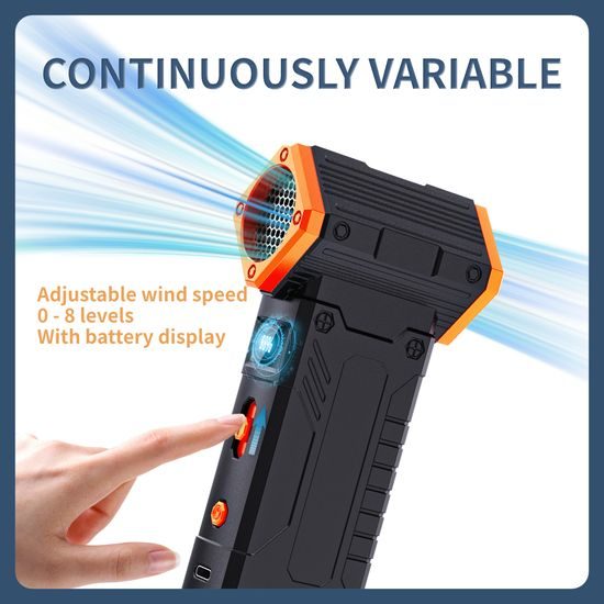 Turbo Air Duster 130.000 RPM φορητός ασύρματος καθαριστής αέρα