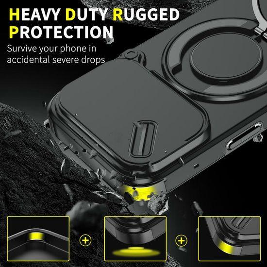 Custodia Camslide Stand, iPhone 17 Pro, nero