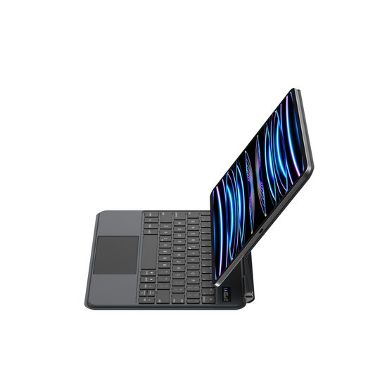 JP Magnetic Keyboard MK01 táblagép tok kijelzővel, iPad Pro 11 2024, fekete