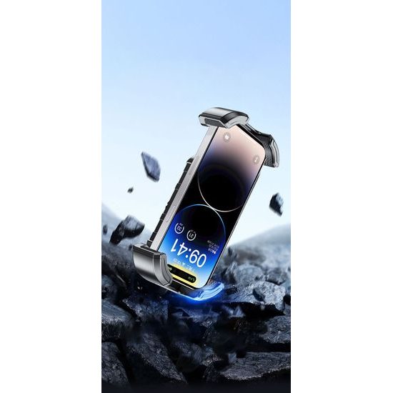 JP univerzální držák telefonu na řídítka kola a motocyklu, BH04, černý