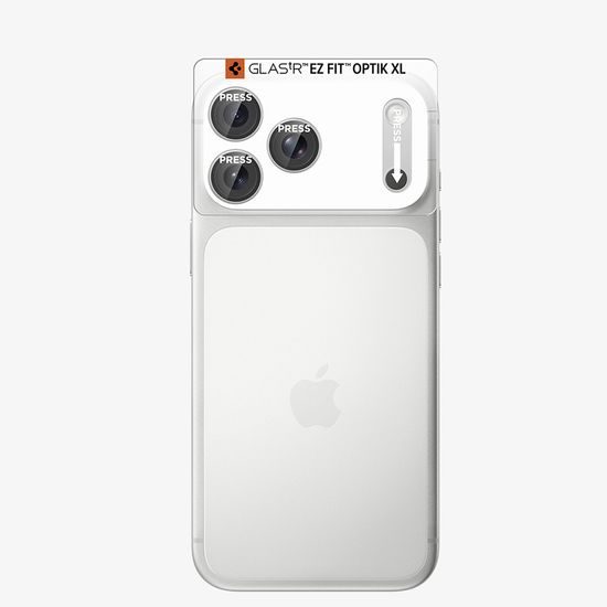 Spigen Optik.TR Ez Fit Pro XL (AGL12042), ochrana fotoaparátu, iPhone 18 Pro Max, stříbrná