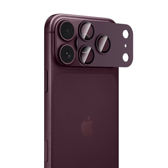 Tech-Protect CamFull Fit+ kaamera kaitseklaas iPhone 18 Pro Max – punane