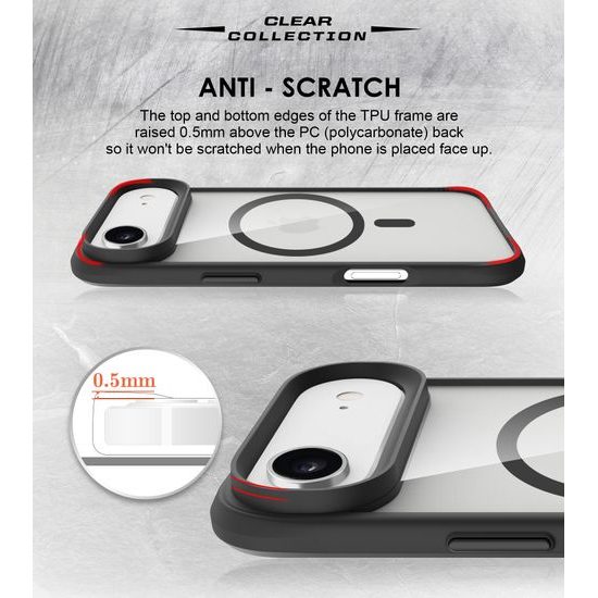 Θήκη JP MagFit MagSafe με πιστοποιητικό 3M SGS, iPhone Air, μαύρο