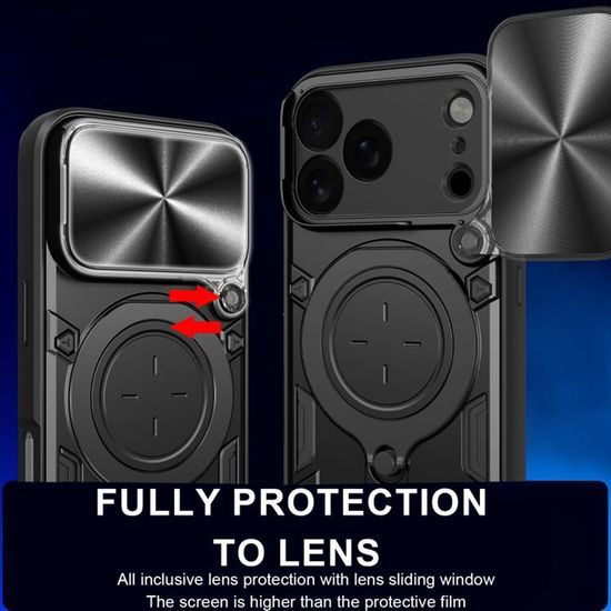 iPhone 17 Pro / 18 Pro ümbris – Techsuit CamGuard Pro – lilla