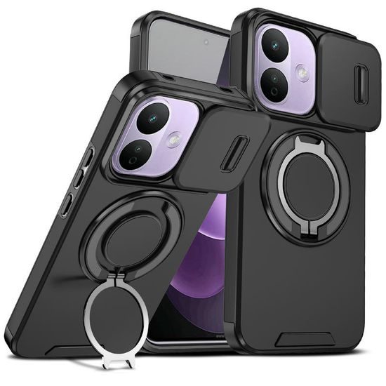 Camslide Stand obal, Xiaomi Redmi Note 17 Pro 5G / Note 17 Pro Max 5G, černý