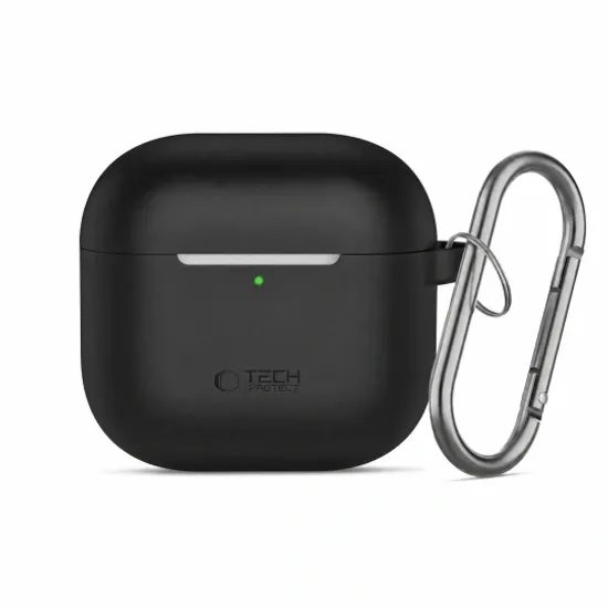 Tech-Protect Szilikon tok, Apple AirPods 4 / 5, fekete