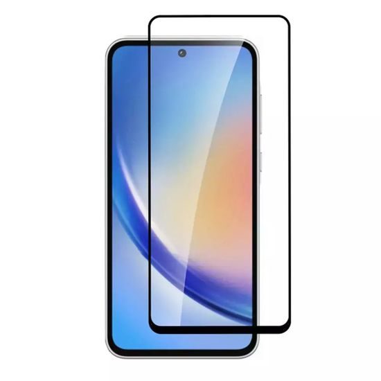 Samsung Galaxy A36 5G 5D Προστατευτικό Γυαλί Οθόνης, Μαύρο