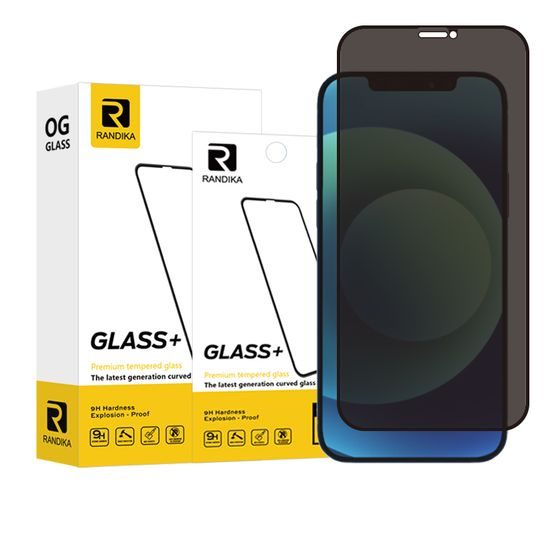Privacy 5D Edzett üveg, iPhone X / XS / 11 Pro,