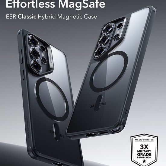 Θήκη ESR Classic Hybrid HaloLock MagSafe, Samsung Galaxy S26 Ultra, μαύρη