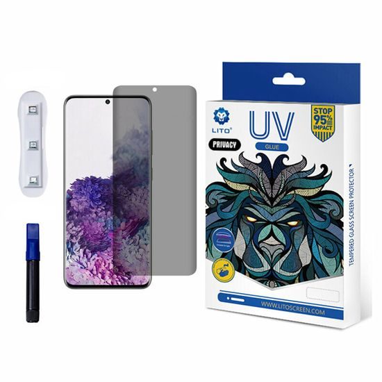 Lito 3D UV Zaštitno kaljeno staklo, Samsung Galaxy S21 Ultra, Privacy