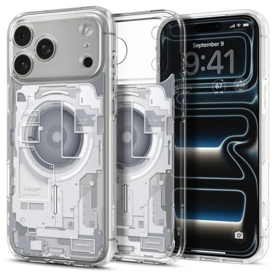 Spigen Ultra Hybrid Mag s MagSafe, iPhone 17 Pro / 18 Pro, zero one, biely