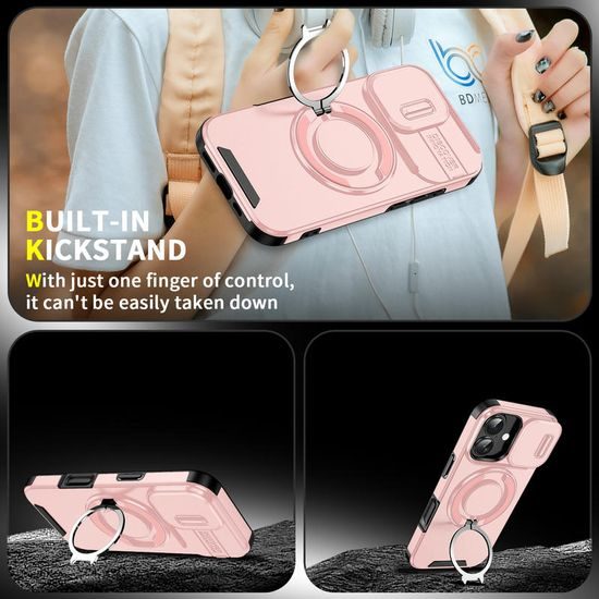 Θήκη Camslide Stand, iPhone 17, ροζ