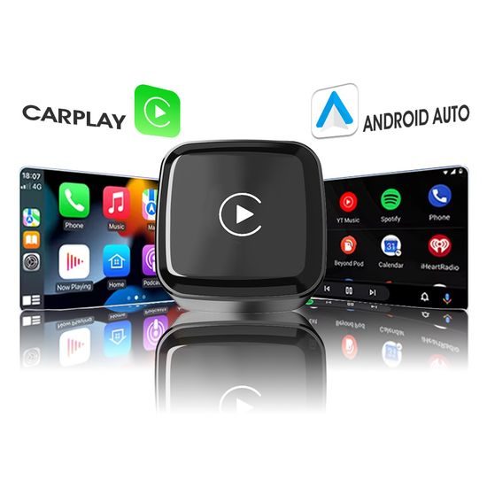 Ασύρματος Προσαρμογέας για CarPlay και Android Auto, Plug & Play, Αλουμίνιο, CA29