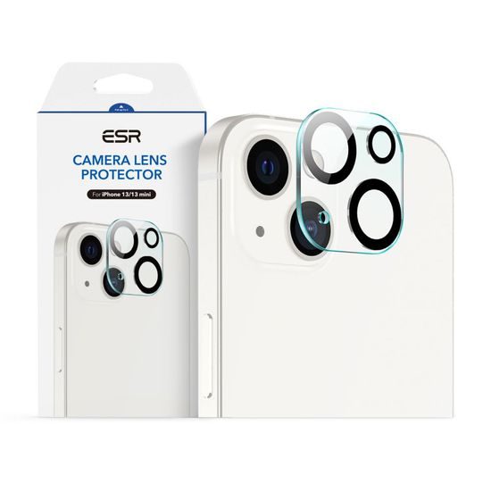 ESR Zaščitno kaljeno steklo za objektiv kamere (fotoaparata), iPhone 13 / 13 Mini, črno