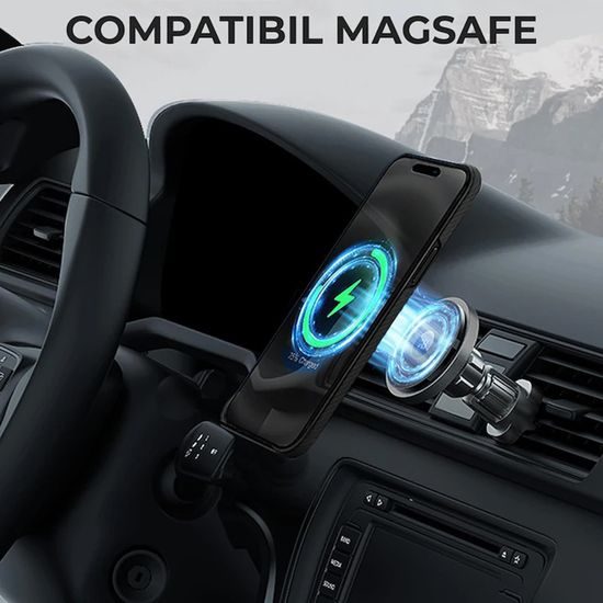 Techsuit Aramid Fiber MagSafe θήκη, iPhone 17 Pro, μαύρη