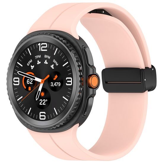 Techsuit Λουράκι Ρολογιού W011, Samsung Galaxy Watch 8 40mm / Watch 8 44mm / Watch 8 Classic, ροζ