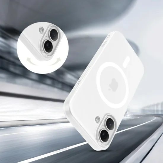 Tech-Protect MagSlim MagSafe, iPhone 17, λευκό ματ