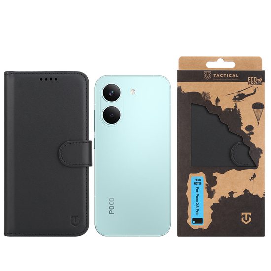 Poco X8 Pro klappümbris – Tactical Field Notes – must