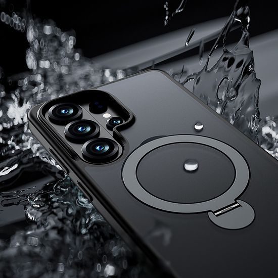 Benks Magnetic Mist obal se stojánkem, Samsung Galaxy S26 Ultra, černý