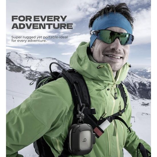 Ανθεκτική θήκη Dexnor, Beats Powerbeats Pro 2, μαύρη