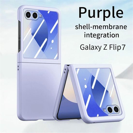 Θήκη Skin Feeling, Samsung Galaxy Z Flip 7, μωβ