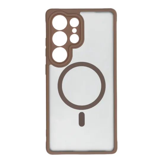 Πλήρες Ματ Κάλυμμα Mag με MagSafe, Samsung Galaxy A36, καφέ