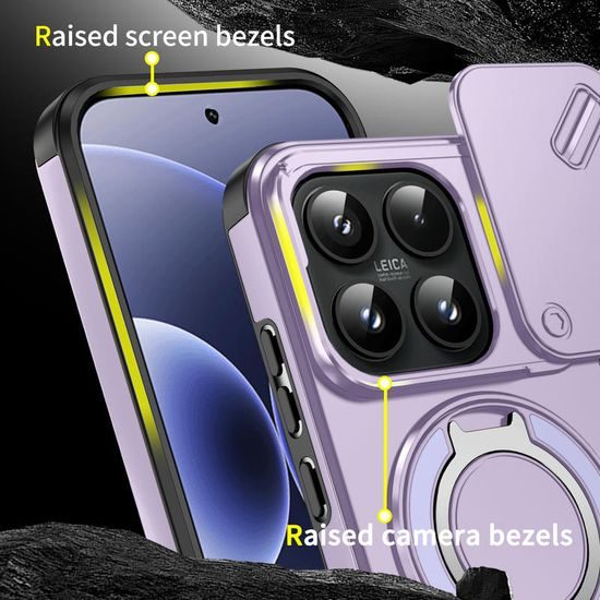 Husă Camslide Stand, Xiaomi 17, mov