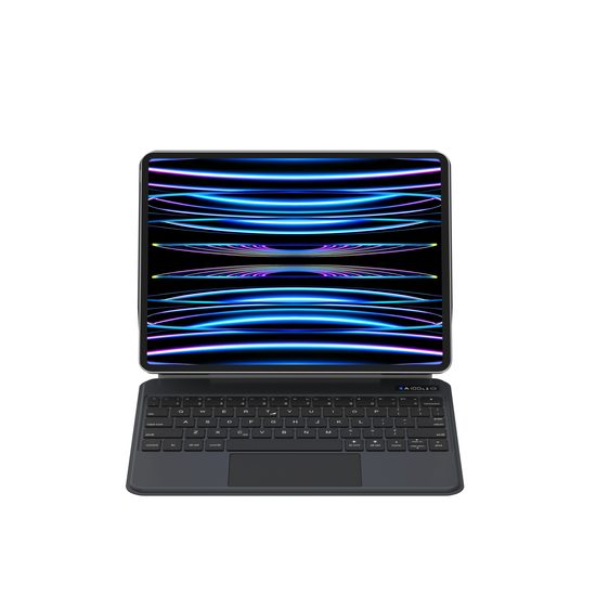 JP Magnetic Keyboard MK01 táblagép tok kijelzővel, iPad Pro 11 2024, fekete