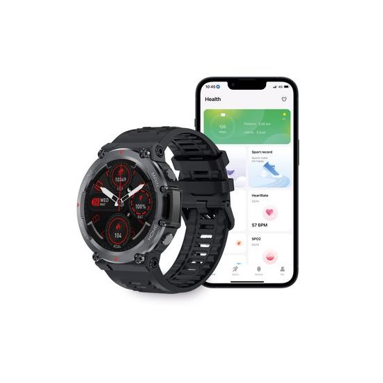 Ksix Oslo Smartwatch, čierne