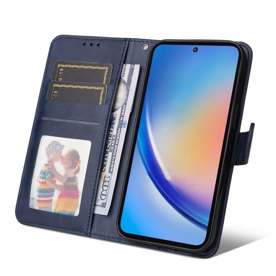 Magnet Case, Samsung Galaxy A35, modrý